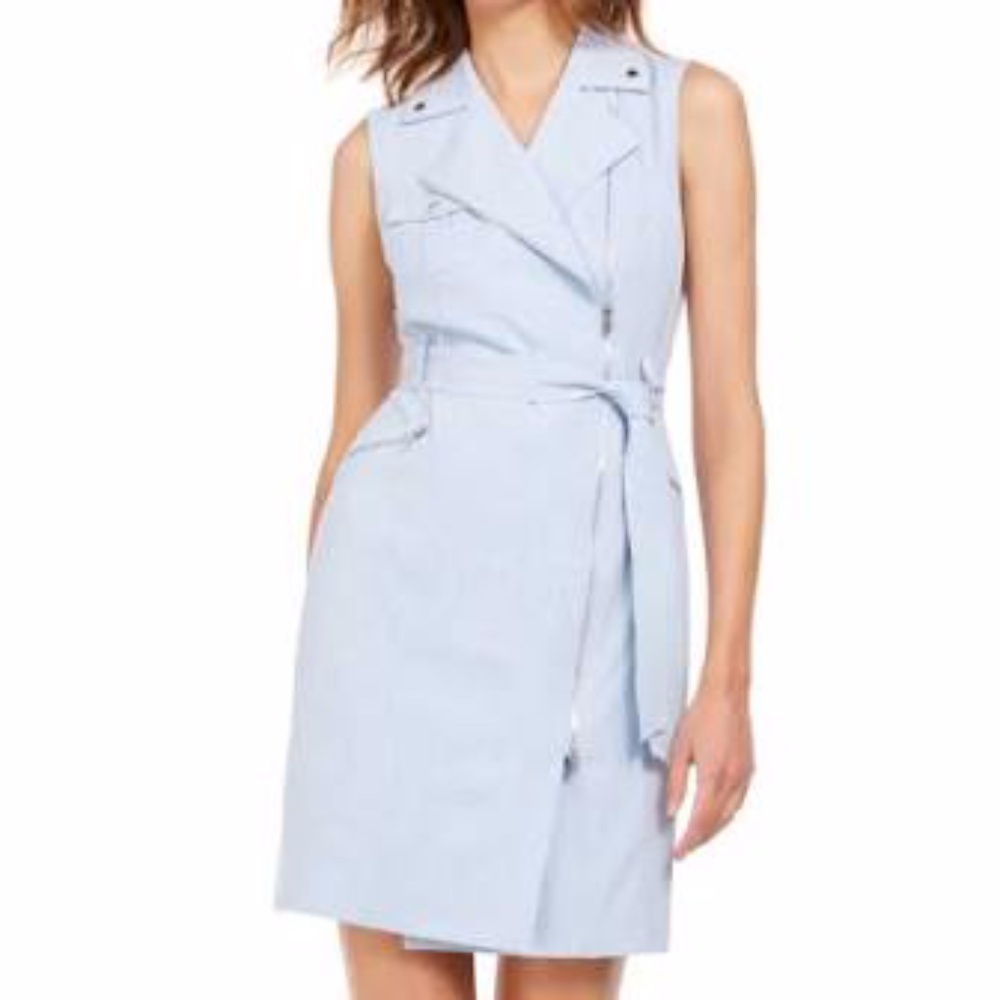 Calvin Klein Chambray Motto Dress